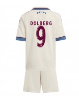 Ajax Kasper Dolberg #9 Tredjedraktsett Barn 2025-26 Korte ermer (+ bukser)